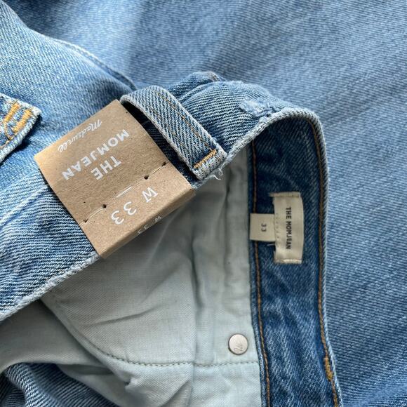 Madewell The Mom Jean in Melva Wash 33 Plus - Picture 6 of 9